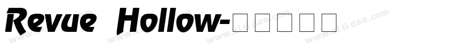 Revue Hollow字体转换